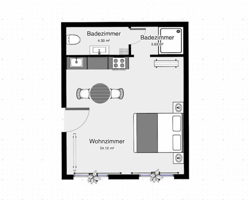 Modernes Studio Im Herzen Pirnas Apartment Exterior photo